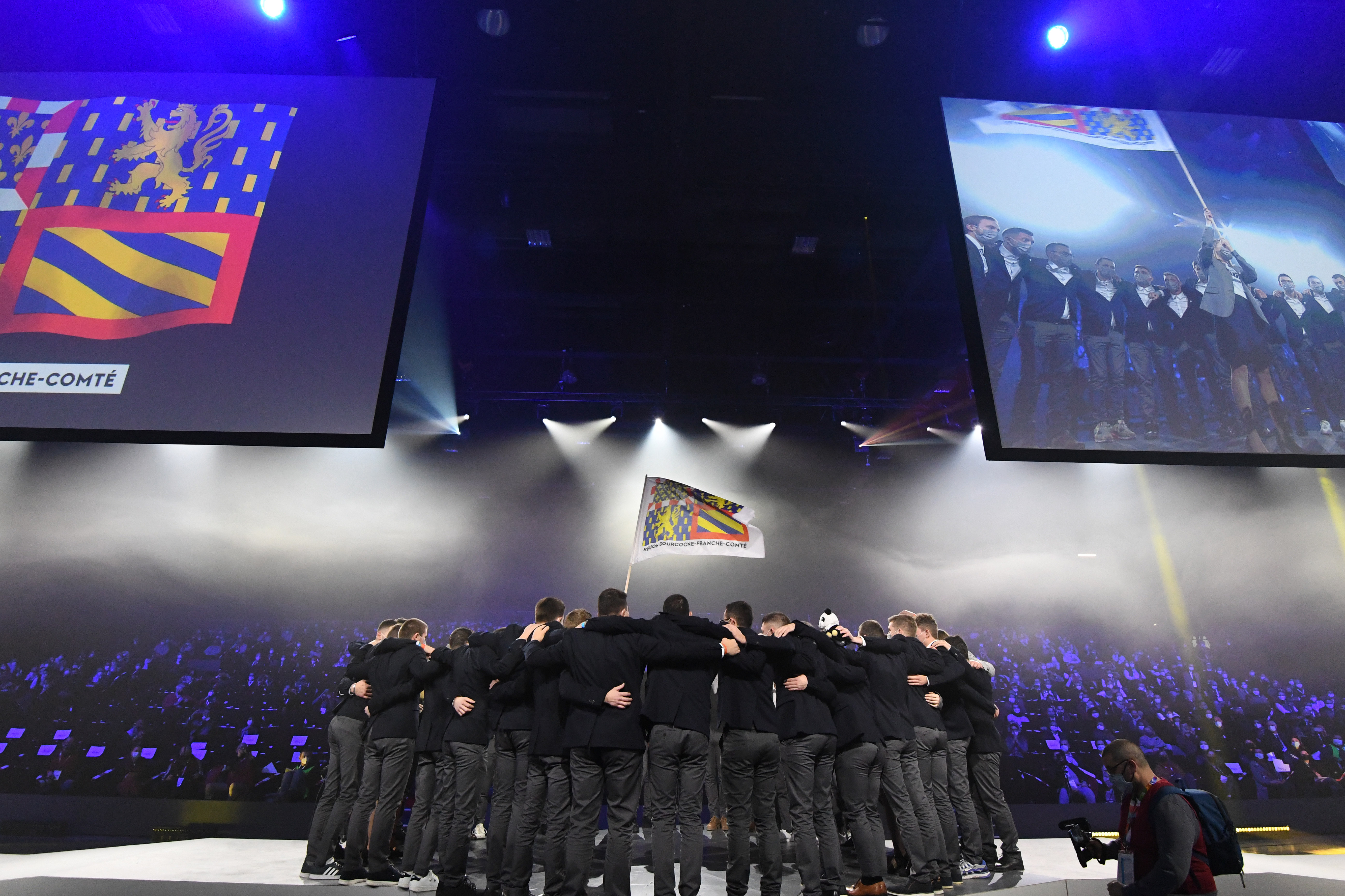 Tous unis vers la victoire : l’équipe régionale comptait cette année 39 compétiteurs - Photo Worldskills Laurent Bagnis