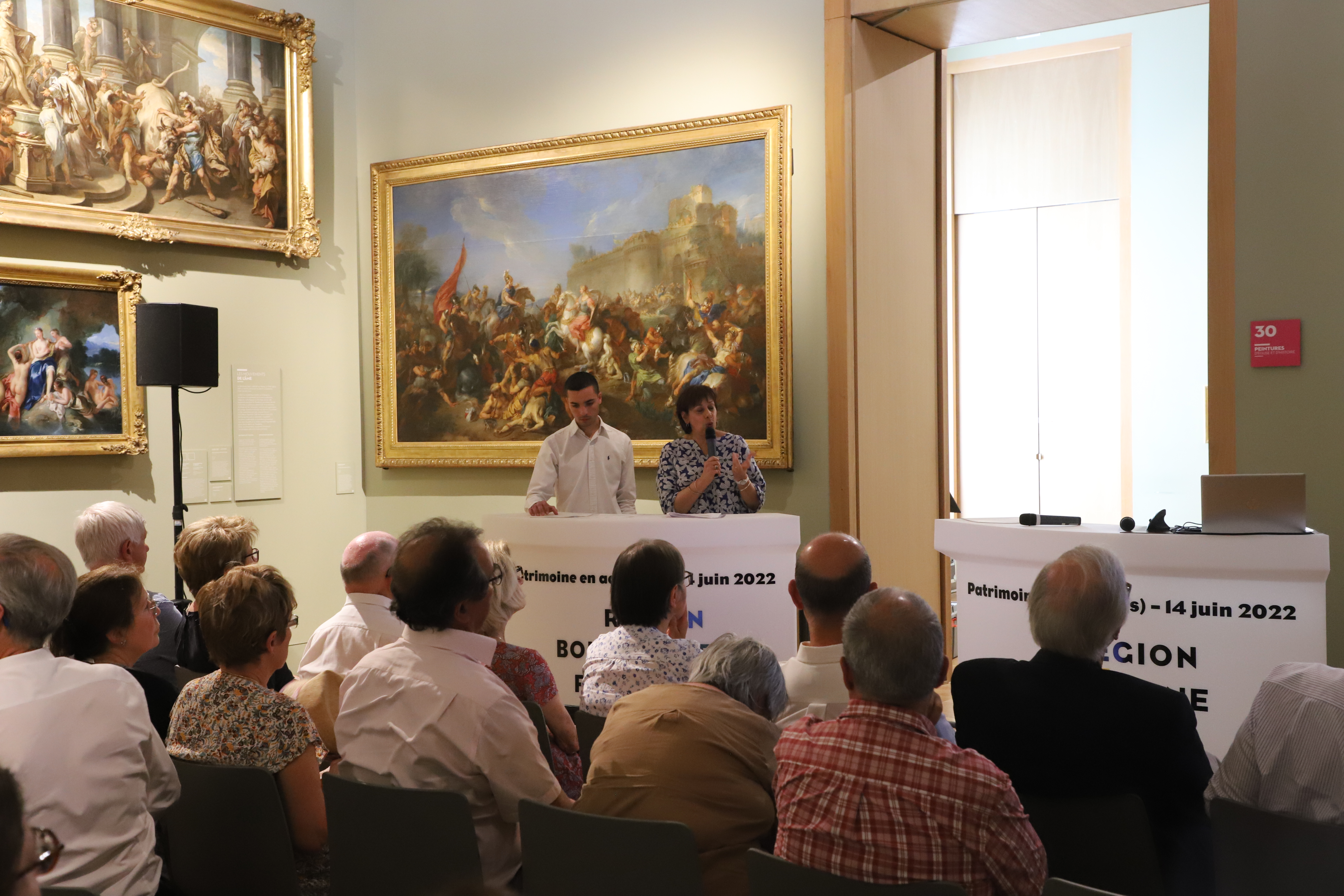 « Patrimoine en action(s) » au Musée des Beaux-Arts de Besançon, 14 juin 2022 - Photo DR