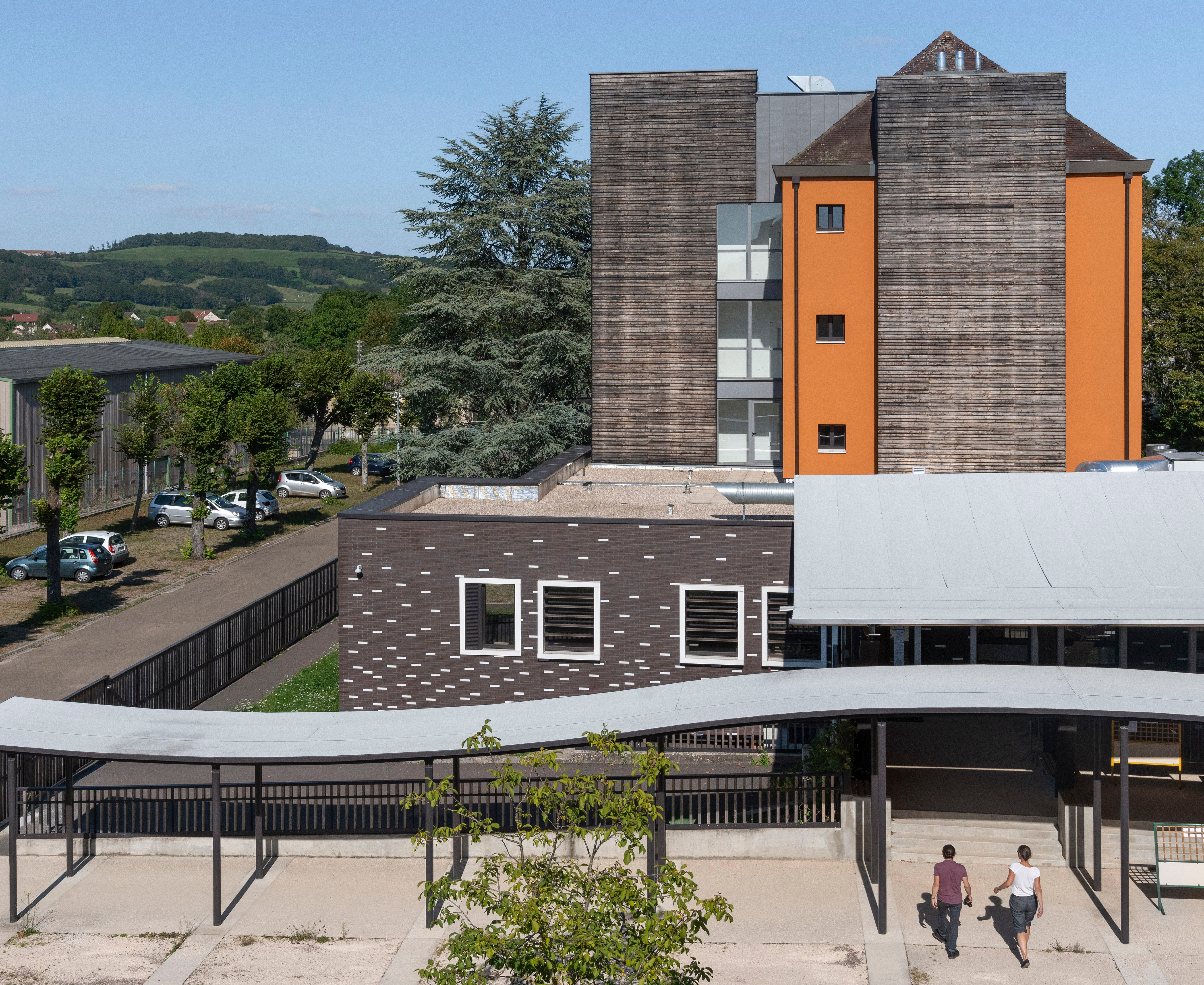 Un lycée rénové - Crédit photo David Cesbron