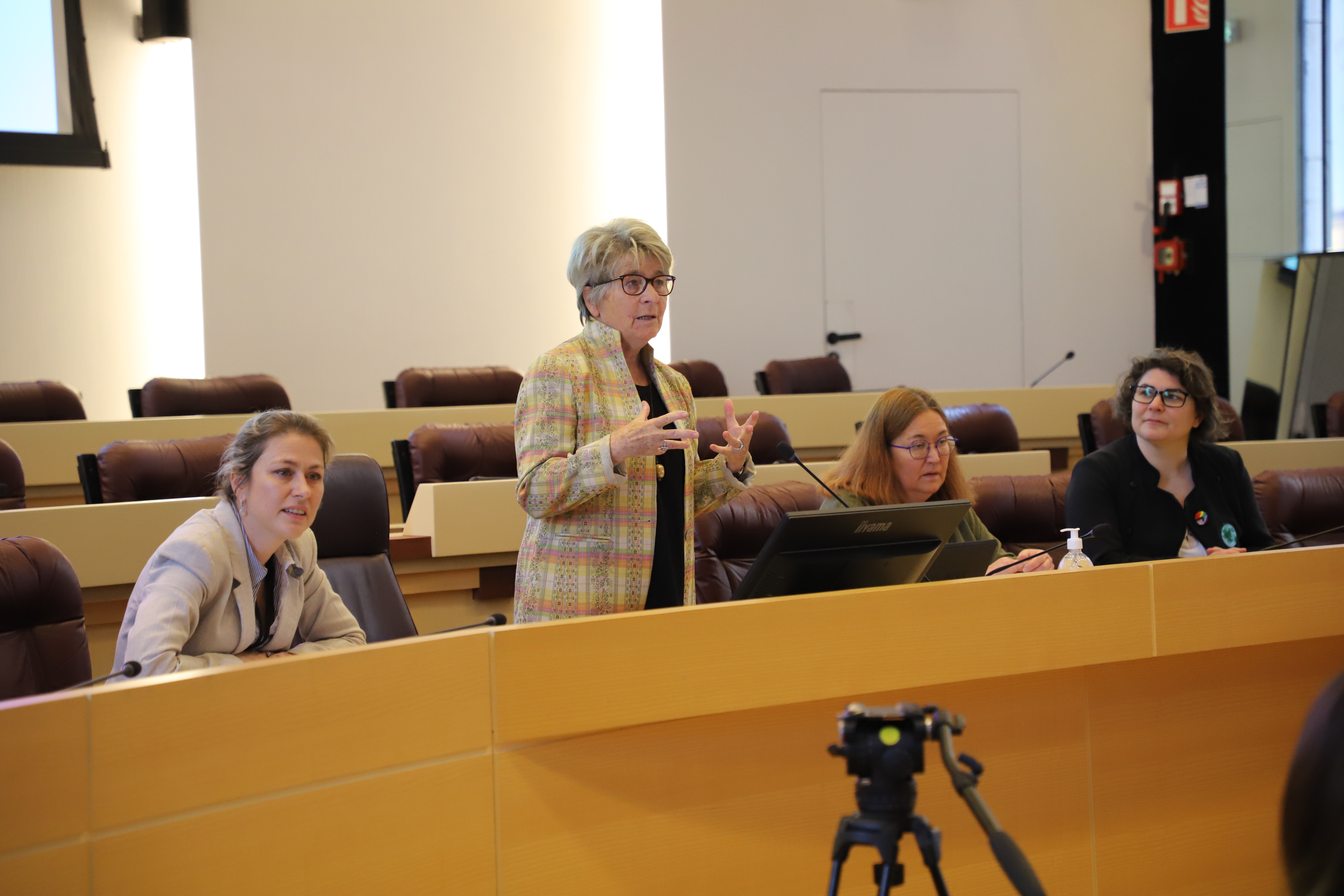 Marie-Guite Dufay, Présidente de la Région Bourgogne-Franche-Comté, lors du discours d’ouverture - Photo Marion Arnal