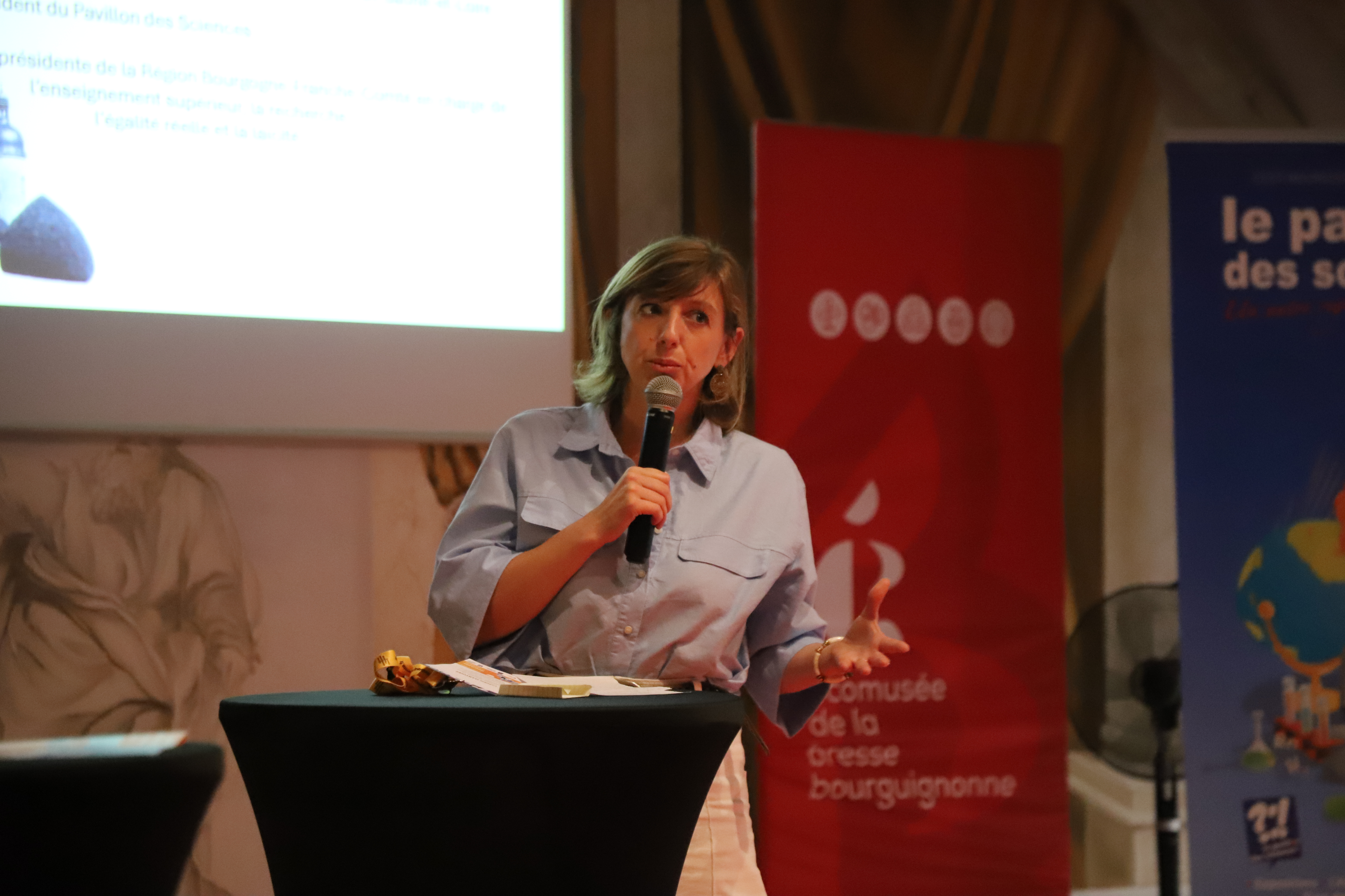Laetitia MARTINEZ, vice-présidente en charge de l’Enseignement supérieur, de la recherche, de l’égalité réelle et de la laïcité. Crédit : Océane Lavoustet /Région Bourgogne-Franche-Comté