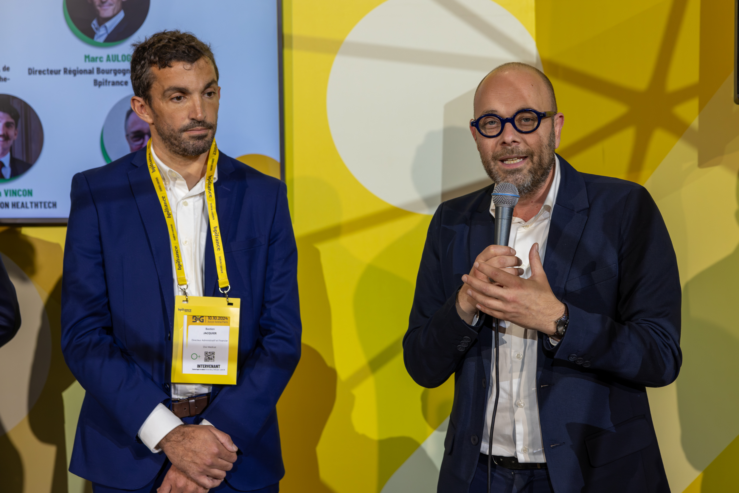 Nicolas Soret a présenté l’écosystème et les enjeux de la filière santé régionale. Photo : Xavier Ducordeaux.