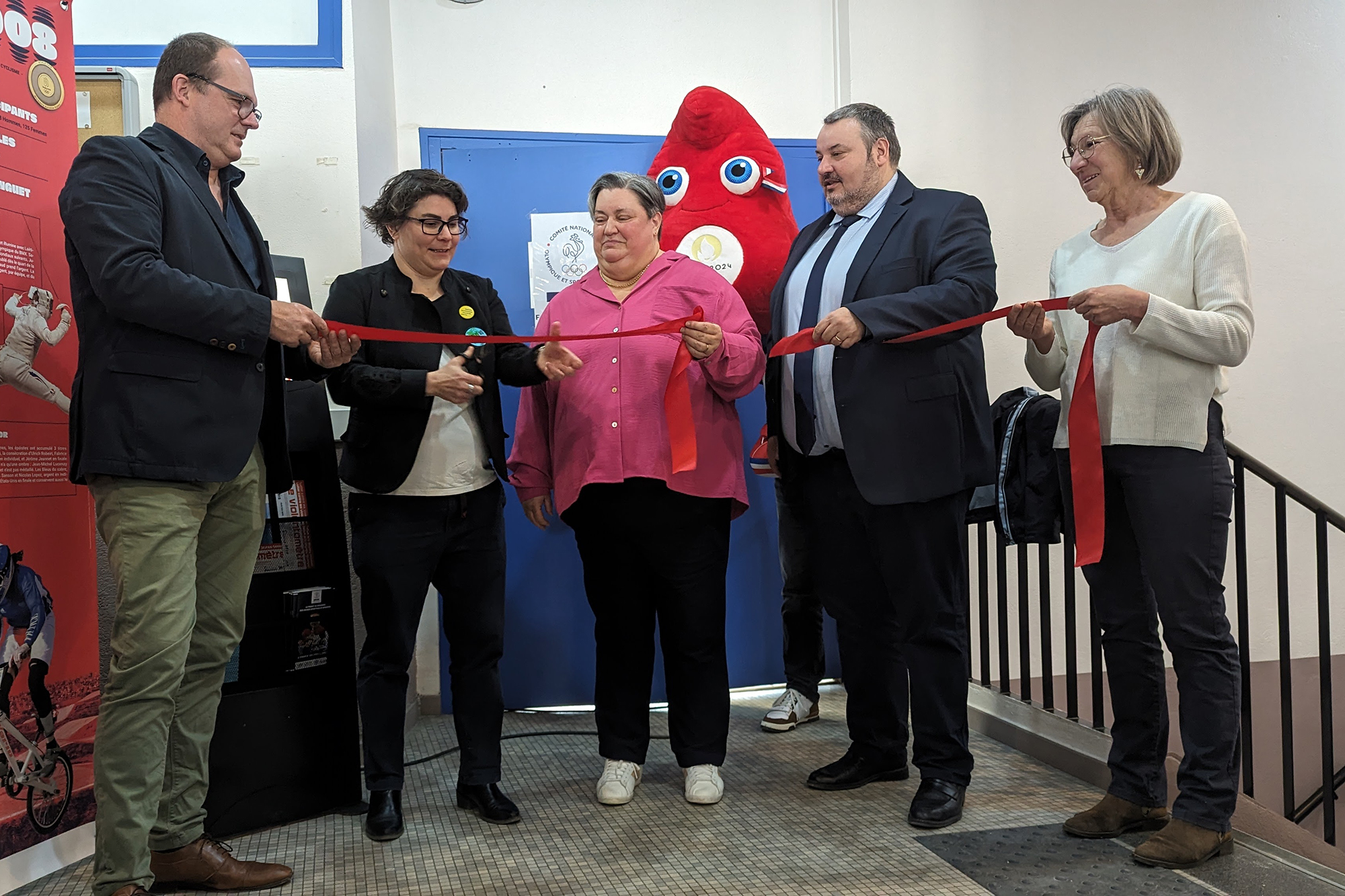 Inauguration des locaux du CROS à Dijon, vendredi 5 avril 2024 - Photo Christophe Bidal