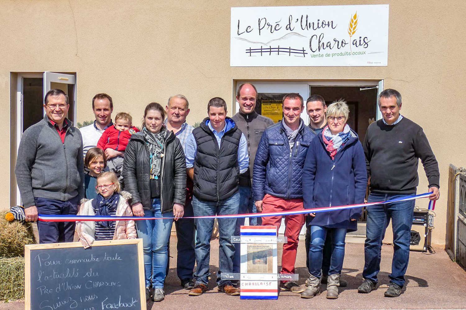 L’équipe du pré d’union charolais : « C’est aussi une superbe aventure humaine » se félicite Jean-Marc Bouchot, président de l’association 