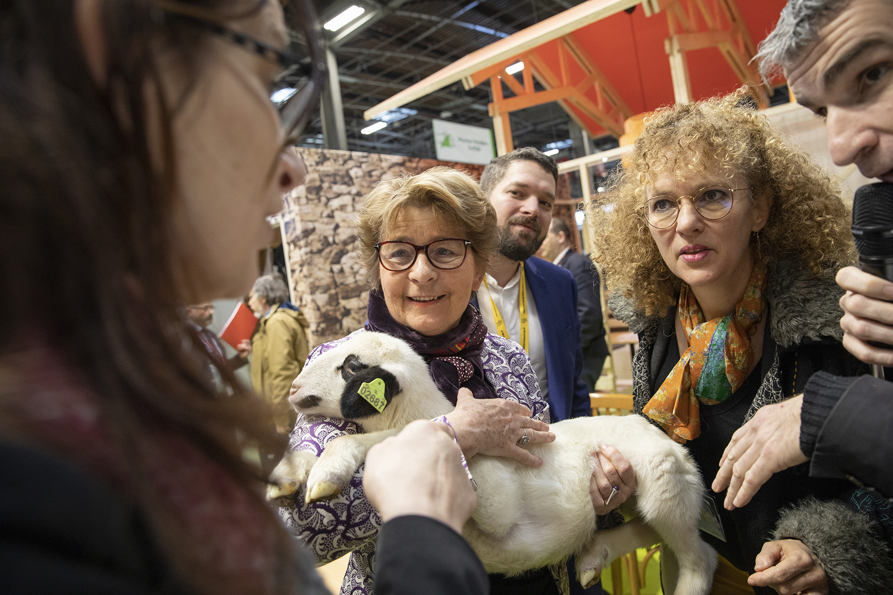 Marie-Guite Dufay, présidente de la Région Bourgogne-Franche-Comté et Sophie Fonquernie, vice-présidente en charge de l'agriculture