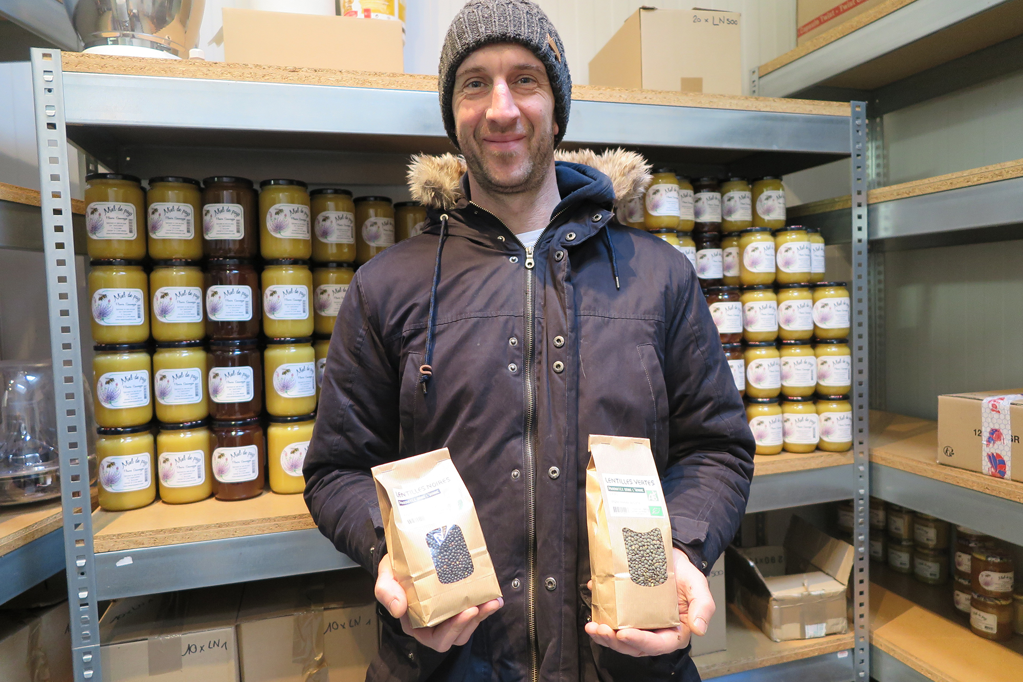 Vincent Boursier, agriculteur bio à Joux-la-Ville (89) - Photo DR