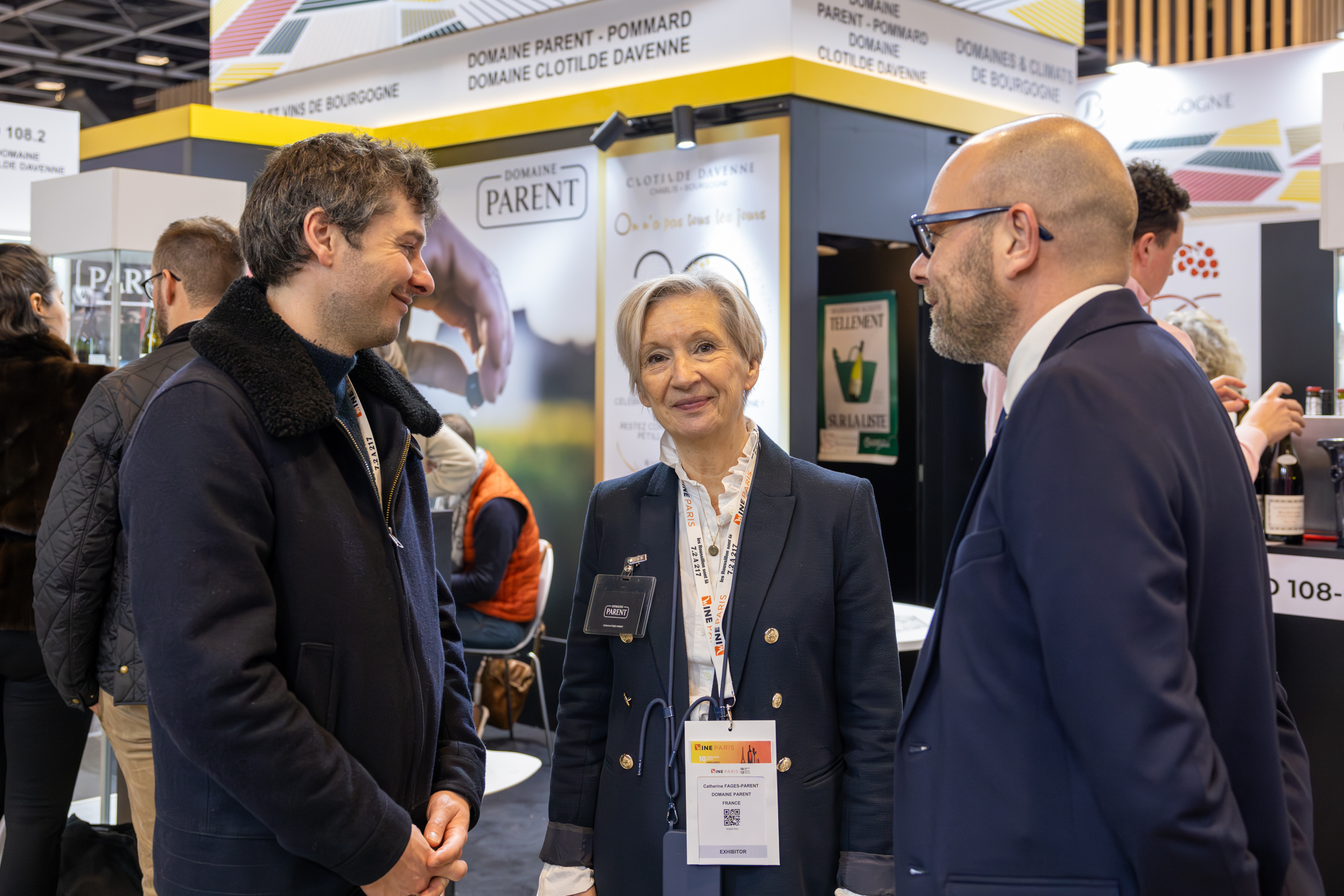 Catherine Parent, aux côtés des vice-présidents régionaux Willy Bourgeois et Nicolas Soret. Photo : Xavier Ducordeaux.