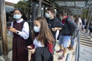 Rentrée inédite et masquée au lycée Pergaud.