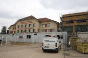 Une extension du chalet historique de l’école est en cours de construction – Photo © Région Bourgogne-Franche-Comté