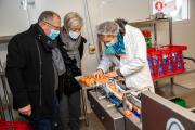 Visite de Christian Morel à la Ferme Baulieu à Pelousey (25) le 25 novembre 2021 – Photos © Ludovic Godard