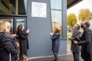 Visite de Marie-Guite Dufay, présidente de la Région Bourgogne-Franche-Comté, au lycée professionnel Pierre et Marie Curie et au lycée général et technologique Catherine et Raymond Janot, à Sens (89), jeudi 18 novembre 2021 - ©Région Bourgogne-Franche-Comté