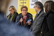 Visite de Marie-Guite Dufay, présidente de la Région Bourgogne-Franche-Comté, au lycée professionnel Pierre et Marie Curie et au lycée général et technologique Catherine et Raymond Janot, à Sens (89), jeudi 18 novembre 2021 - ©Région Bourgogne-Franche-Comté