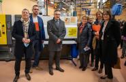 Visite de Marie-Guite Dufay, présidente de la Région Bourgogne-Franche-Comté, au lycée professionnel Pierre et Marie Curie et au lycée général et technologique Catherine et Raymond Janot, à Sens (89), jeudi 18 novembre 2021 - ©Région Bourgogne-Franche-Comté