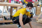 Arthur Bardon aux Worldskills 2022 à Lyon – Crédit Région Bourgogne-Franche-Comté