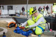 Léo Besançon aux Worldskills 2022 à Lyon – Crédit Région Bourgogne-Franche-Comté