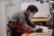 Tom Péan aux Worldskills 2022 à Lyon – Crédit Région Bourgogne-Franche-Comté