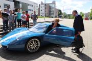 Un prototype automobile réalisé par les élèves de l'école Espera Sbarro de l'UTBM, financée elle aussi, en partie, par la Région - Photo Région Bourgogne-Franche-Comté Léopoldine Dériot