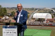 Patrick Ayache, vice-président de la Région en charge du tourisme, lors de l'inauguration de la luge des Cimes, à Métabief (25), vendredi 22 juillet 2022 - Photo Région Bourgogne-Franche-Comté Xavier Ducoordeaux