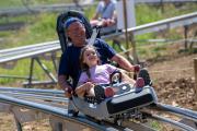 La luge des Cimes, à Métabief (25), vendredi 22 juillet 2022 - Photo Région Bourgogne-Franche-Comté Xavier Ducoordeaux