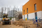 Visite de chantier des lycées Munier et Belin à Vesoul, mercredi 1er février 2023 - Photo Xavier Ducordeaux