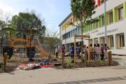 Visite de la présidente Marie-Guite Dufay au groupe scolaire Jacques Prévert, à Lons le Saunier (39) - Photo Région Bourgogne-Franche-Comté Christophe Bidal