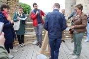 Présentation des travaux du château de Châteauneuf - Photo Région Bourgogne-Franche-Comté Marion Arnal