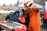 La mascotte des Rousses n’a cessé d’animer la journée - Crédit photo Océane Lavoustet