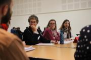 Ateliers de travail lors de la journée régionale d'échanges de pratiques et d'expériences autour de la thématique de l'habitat, jeudi 3 octobre 2024 à Baume-les-Dames (Doubs) - Photo Christophe Bidal