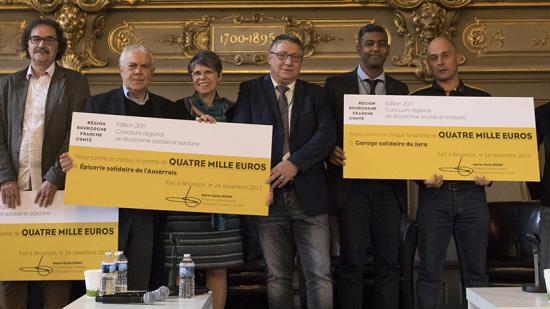 Remise de récompenses au concours de l’Economie sociale et solidaire - Région Bourgogne-Franche-Comté / David Cesbron