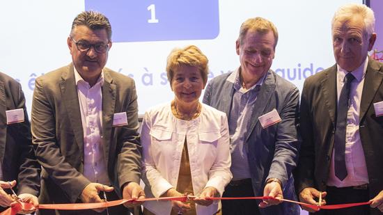 Inauguration de nouveaux bâtiments chez Faurecia à Bavans (25), mercredi 17 juillet 2019 - Crédit photos Région Bourgogne-Franche-Comté / David Cesbron