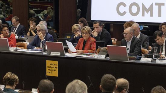 Assemblée plénière du Conseil régional de Bourgogne-Franche-Comté,  du 11 au 13 décembre 2019 à Dijon - Crédit photo David Cesbron