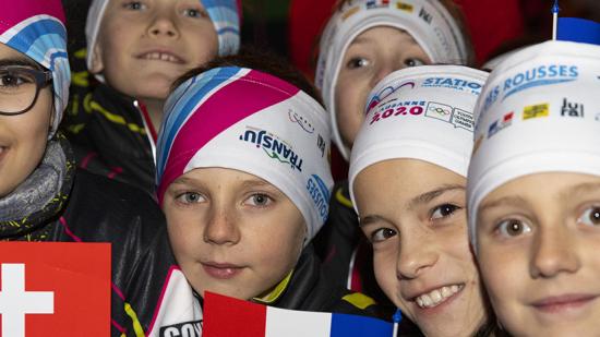 Cérémonie d'ouverture des JOJ 2020 aux Rousses (39), jeudi 9 janvier 2020 -  Crédit photo Région Bourgogne-Franche-Comté / David Cesbron