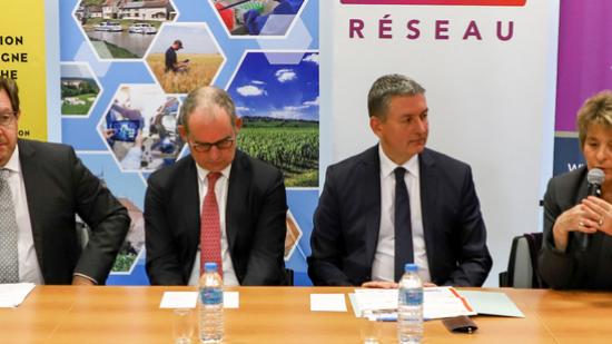 Présentation des différents enjeux du chantier de mise en accessibilité de la gare de Dijon, jeudi 30 janvier 2020 - Photo DR