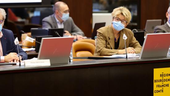 Assemblée plénière du Conseil régional de Bourgogne-Franche-Comté, lundi 16 novembre 2020 - Photo David Cesbron