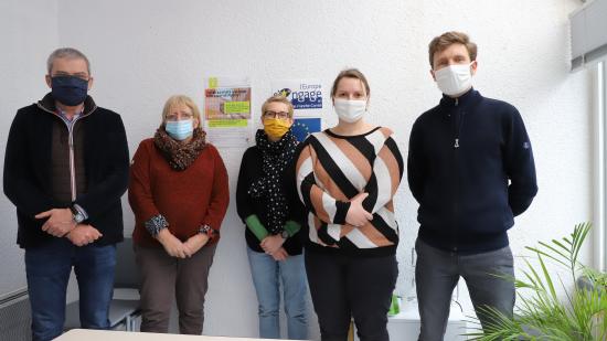 : Une partie de l’équipe du SASTI – Photo © Région Bourgogne-Franche-Comté