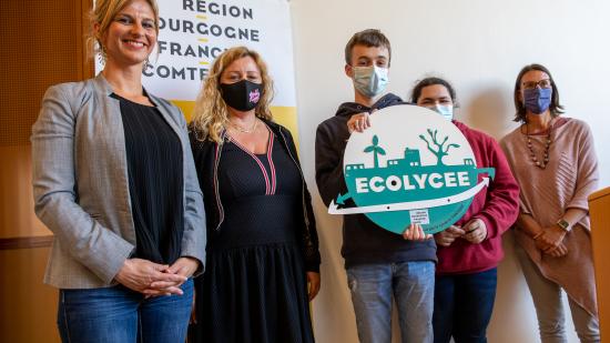 Remise des trophées écolycée - Photo Ludovic Godard