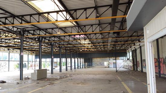 Visite du site de la friche Brico Stock à Dannemarie-sur-Crête (25), vendredi 20 octobre 2023 - @crédit EPF Doubs BFC