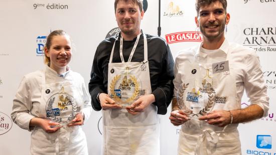 Clément Gavant, à droite, vainqueur de la Lyre de bronze 2024. Photo : Xavier Ducordeaux.