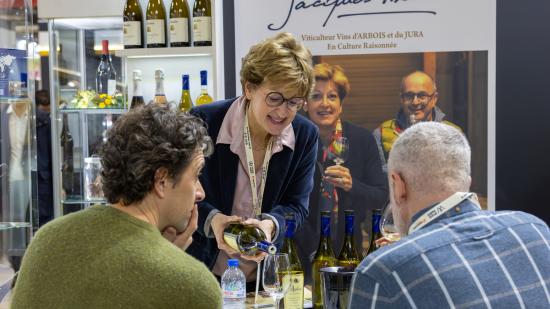 Le Jura au salon WineParis 2024 - Photo Xavier Ducordeaux