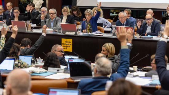 Assemblée plénière de la Région Bourgogne-Franche-Comté - Photo Xavier Ducordeaux