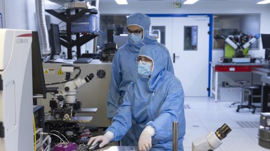 Salle blanche à FEMTO-ST Besançon - Photo DR