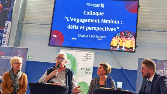 Marie-Albert Duffaut (président de la Ligue), Caroline Dabonnot (Vice-Présidente de la ligue), Matthieu Ginebert (conseiller régional en charge du sport) - Photo Gregory Lorenzini