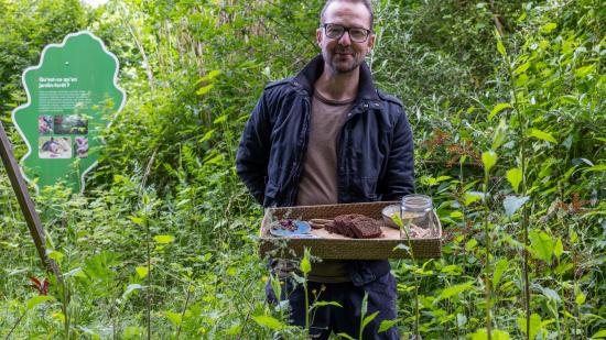 Fabrice Desjours a créé une forêt gourmande à Diconne (Saône-et-Loire) - Photo Xavier Ducordeaux