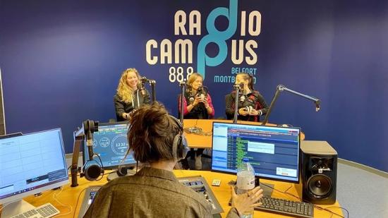 Studio de Radio Campus Belfort-Montbéliard - Photo DR