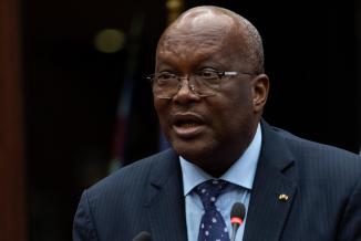 Christian Kabore, président du Burkina Faso, Dijon, mardi 18 décembre 2018 - Crédit photo Vincent Arbelet