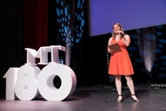 Anaïs Perrichet, lauréate du prix du concours « Ma thèse en 180 secondes »