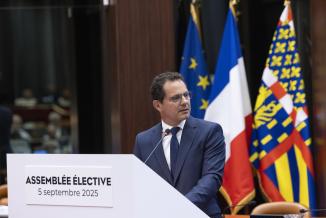 Jérôme Durain, nouveau président de la Région Bourgogne-Franche-Comté - Photo David Cesbron