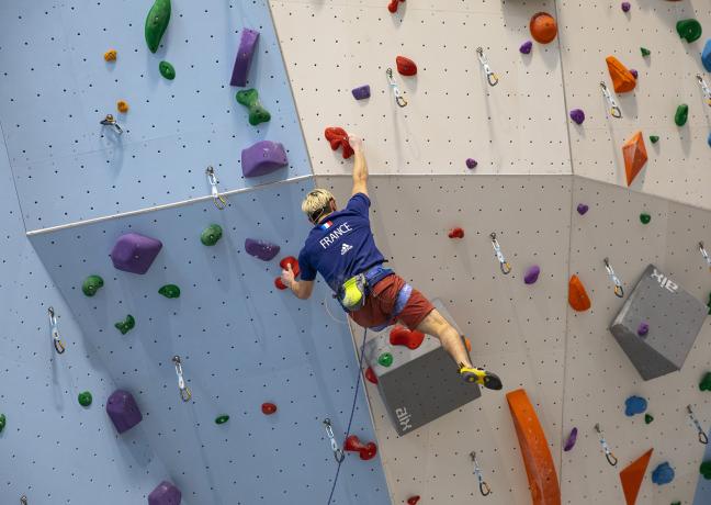 Inauguration salle d'escalade Marie-Paradis © David Cesbron