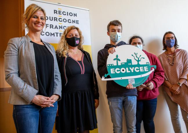 Remise des trophées écolycée - Photo Ludovic Godard