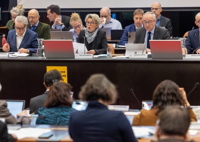 Assemblée plénière du Conseil régional de Bourgogne-Franche-Comté, vendredi 21 février 2025 - Photo Xavier Ducordeaux